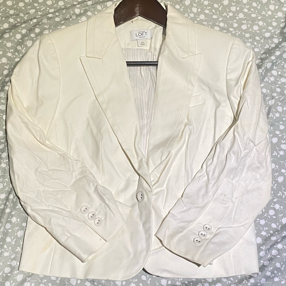LOFT Women's Ivory Blazer